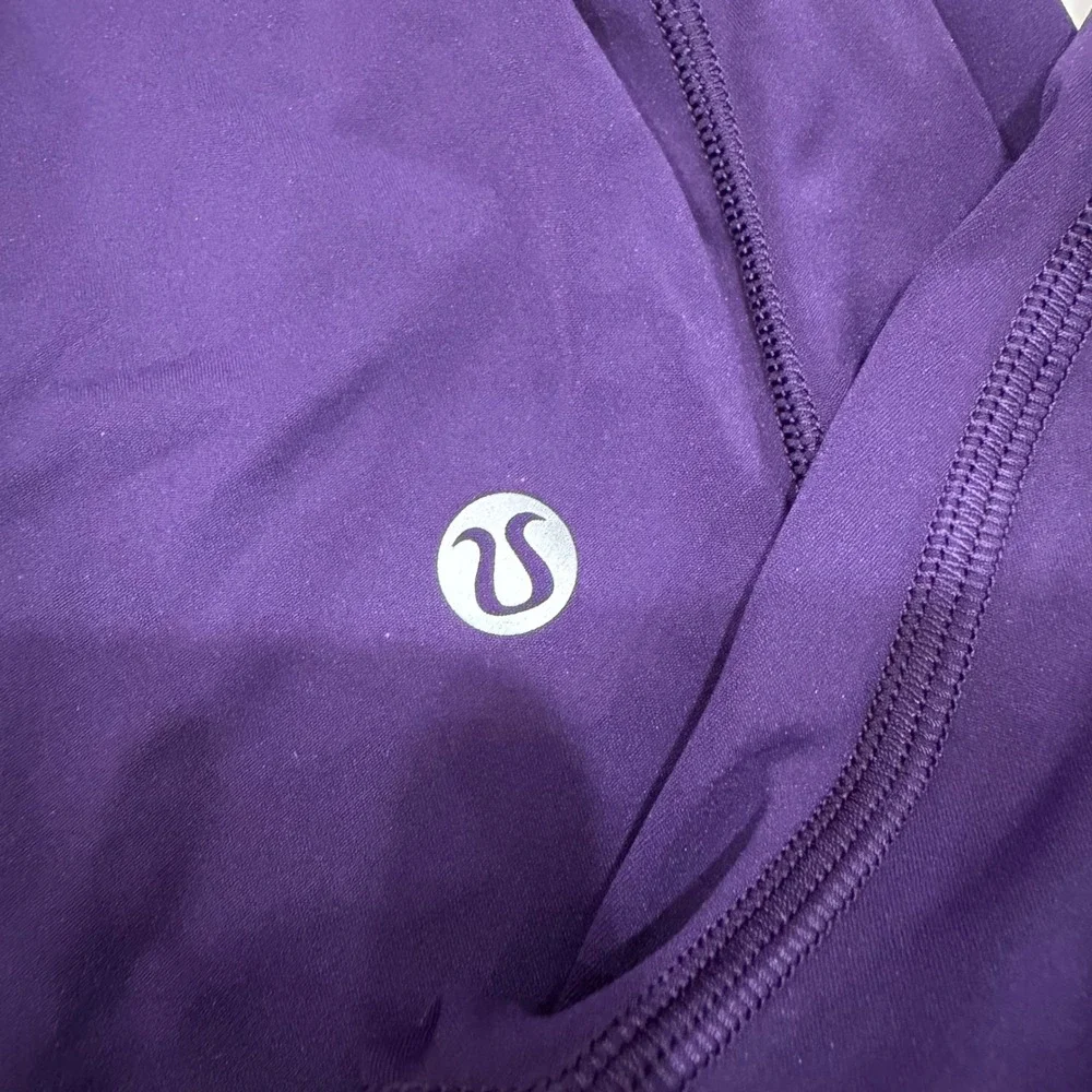 Lululemon Fast and Free High Rise Tight Purple Nulux Running Leggings